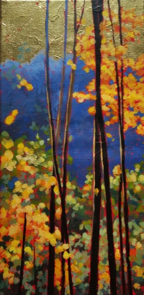 Click here to view Gold Sky Woodland by Carlynne Hershberger
