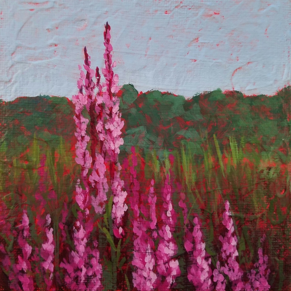 Click here to view Pink Flowers by Carlynne Hershberger