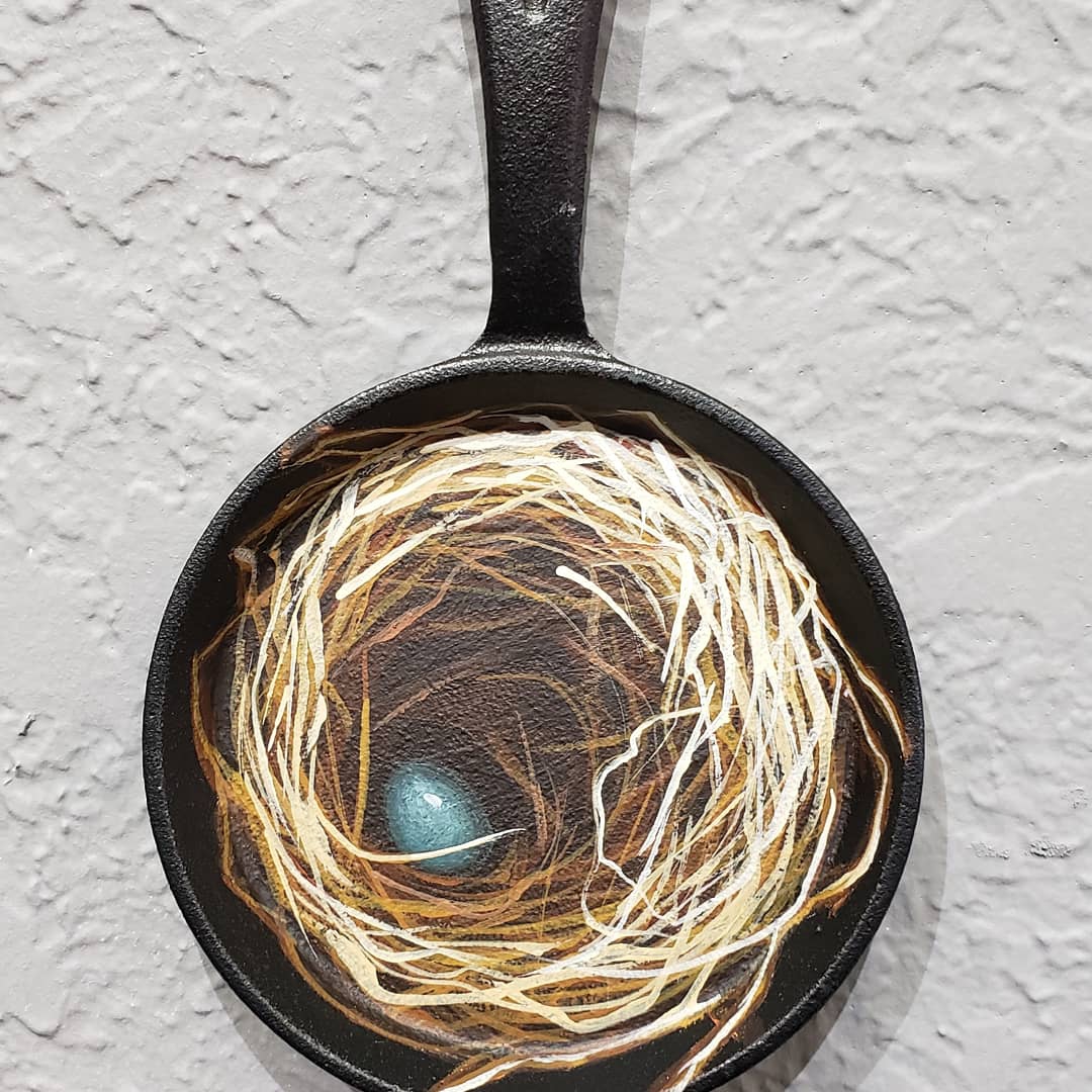 Click here to view Skillet Nest 2 by Carlynne Hershberger