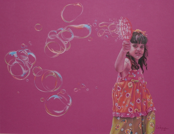 Click here to view Kayla with Bubbles by Carlynne Hershberger
